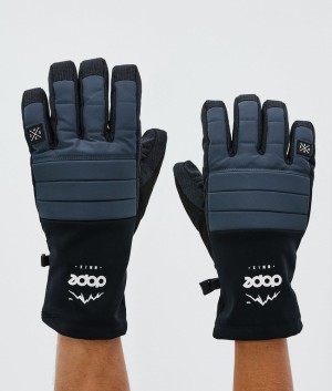 Men Dope Ace Snow Gloves Blue | KQZCGMF-59