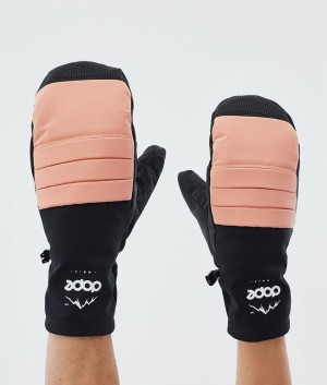 Men Dope Ace Snow Gloves Coral | BKDYOLA-34