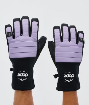 Men Dope Ace Snow Gloves Purple | CJYROSM-80