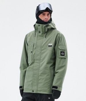 Men Dope Adept Ski Jackets Green | SWYEABF-69