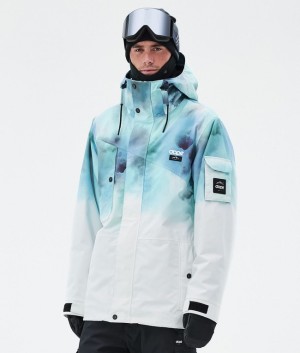 Men Dope Adept Snowboard Jackets Blue / White | BTFUEPM-42