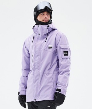 Men Dope Adept Snowboard Jackets Purple | KNIGLDR-85