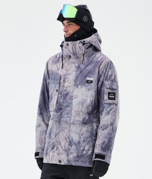 Men Dope Adept Snowboard Jackets Purple | VTISAPY-26