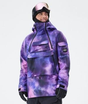 Men Dope Akin Snowboard Jackets Purple | XAOWSQI-83