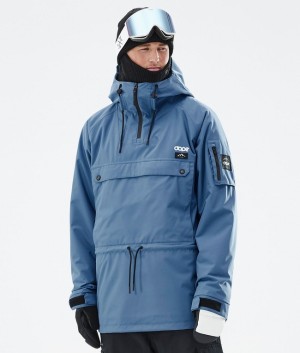 Men Dope Annok Ski Jackets Blue / Grey | AQOEFCS-29