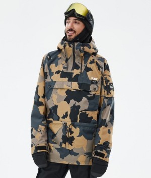 Men Dope Annok Ski Jackets Camo | GSXAYUK-75