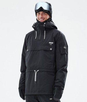 Men Dope Annok Snowboard Jackets Black | SAEVLGD-18