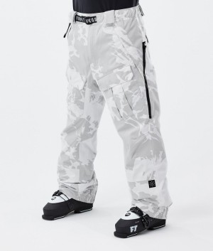 Men Dope Antek Ski Pants Grey / Camo | QGSJNEA-60