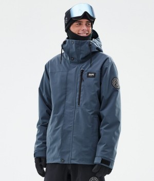 Men Dope Blizzard Full Zip Ski Jackets Blue | OBGHUYK-73