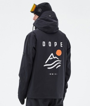 Men Dope Blizzard Ski Jackets Black | XDFJBVU-71