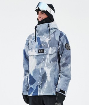 Men Dope Blizzard Ski Jackets Blue | DGCYOTB-87