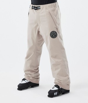 Men Dope Blizzard Ski Pants Brown | PKIQGMZ-26