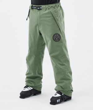 Men Dope Blizzard Ski Pants Green | FNOAGWU-18