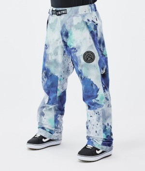 Men Dope Blizzard Snowboard Pants Blue / Green | TIFAXWL-87