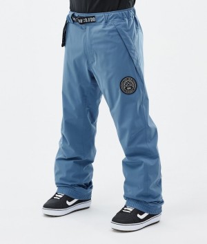 Men Dope Blizzard Snowboard Pants Blue / Grey | OSPJDTN-52