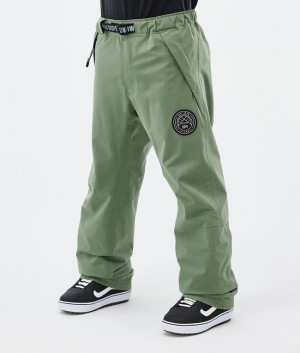 Men Dope Blizzard Snowboard Pants Green | WEUHFQN-13