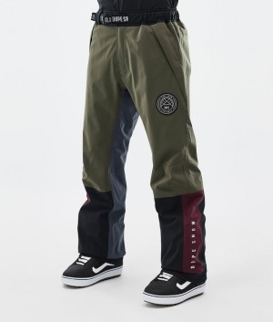 Men Dope Blizzard Track Snowboard Pants Green / Burgundy / Blue / Black | ODJSUYW-25