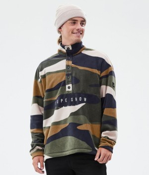 Men Dope Comfy Fleece Gold / Green | HLVBSQO-76