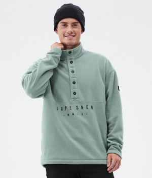 Men Dope Comfy Fleece Green | KAVCDWJ-20