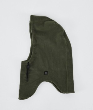 Men Dope Cozy Hood II Ski Masks Olive / Green | KSWZOPT-14