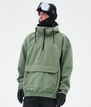 Men Dope Cyclone Ski Jackets Green | YOAMFQT-80