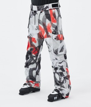 Men Dope Iconic Ski Pants Black / Red | HUKCJXI-94