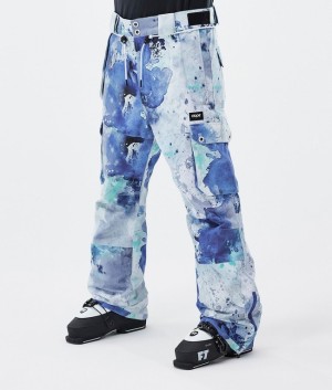 Men Dope Iconic Ski Pants Blue / Green | XUJBIZM-47