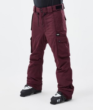 Men Dope Iconic Ski Pants Burgundy | GPOCNJE-71