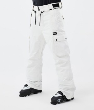 Men Dope Iconic Ski Pants White | VQSECWR-59