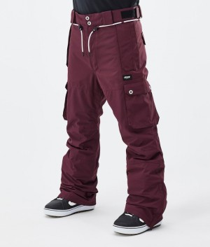 Men Dope Iconic Snowboard Pants Burgundy | XDRWTKP-02