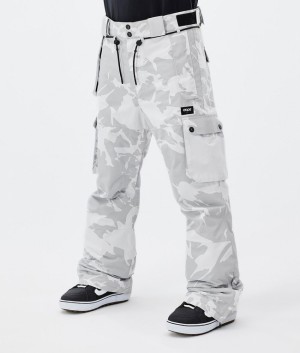 Men Dope Iconic Snowboard Pants Grey / Camo | GDTEBHM-51