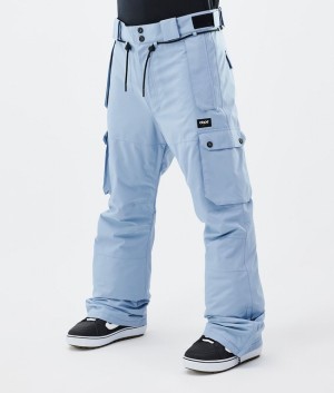 Men Dope Iconic Snowboard Pants Light Blue | NTMBWHC-34