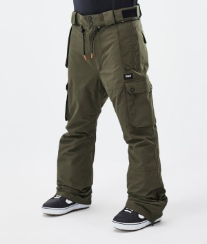 Men Dope Iconic Snowboard Pants Olive / Green | BCMPKAN-34