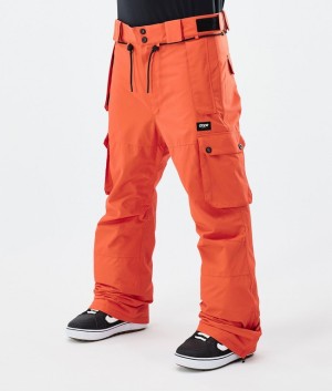 Men Dope Iconic Snowboard Pants Orange | AJLPDUI-05