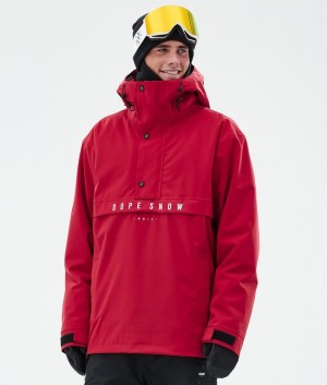 Men Dope Legacy Ski Jackets Deep Red | SJERTGX-47