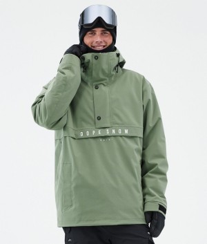 Men Dope Legacy Snowboard Jackets Green | TGDVECX-52