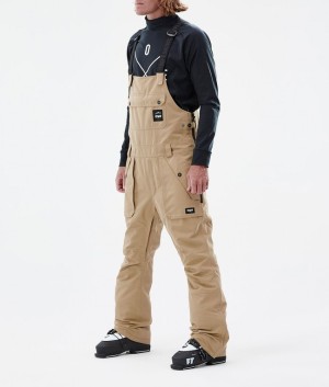 Men Dope Notorious B.I.B 2022 Ski Pants Khaki | MOZXEIH-69