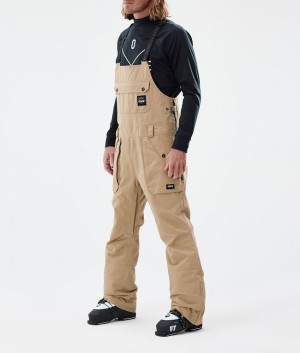 Men Dope Notorious B.I.B Ski Pants Khaki | HTINPSU-49