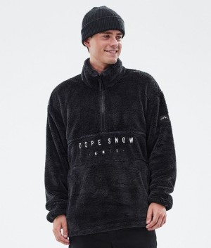 Men Dope Pile Fleece Black | FEQXJAK-10