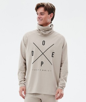 Men Dope Snuggle Base Layer Brown | RUZDXQO-82