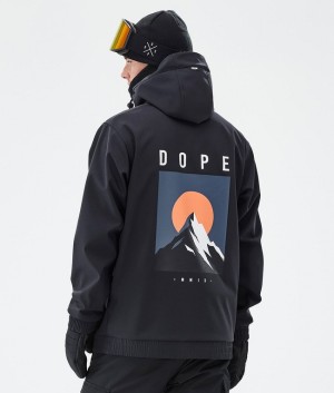 Men Dope Yeti Ski Jackets Black | NOXRTEG-94