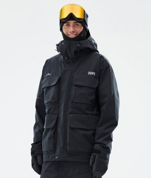 Men Dope Zenith Snowboard Jackets Black | KLUOZHW-65