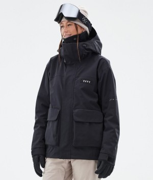 Women Dope Acme W Ski Jackets Black | APIREBO-04