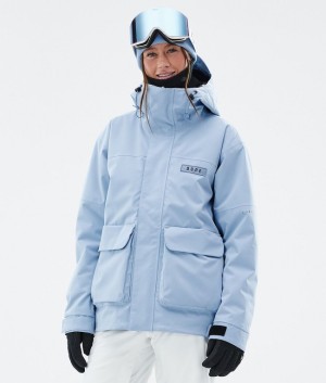 Women Dope Acme W Snowboard Jackets Light Blue | WKGFXON-04