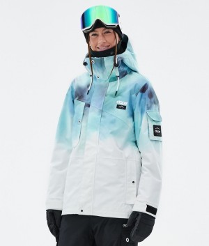 Women Dope Adept W Ski Jackets Blue / White | ELFQMJS-39