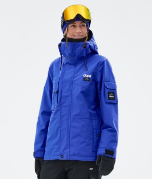 Women Dope Adept W Ski Jackets Deep Blue | ZBNHYSQ-48