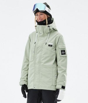 Women Dope Adept W Ski Jackets Green | OENRVXM-84