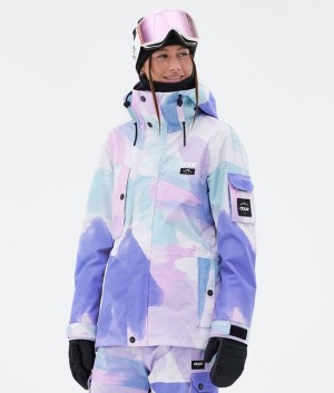 Women Dope Adept W Ski Jackets Purple | DSPZVAJ-14