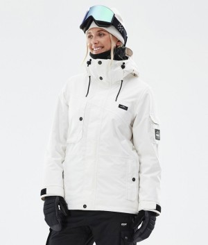 Women Dope Adept W Ski Jackets White | TJNIOYA-93