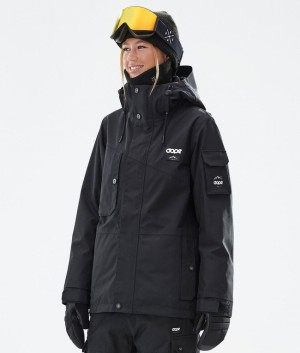 Women Dope Adept W Snowboard Jackets Black | YTPFQRK-23